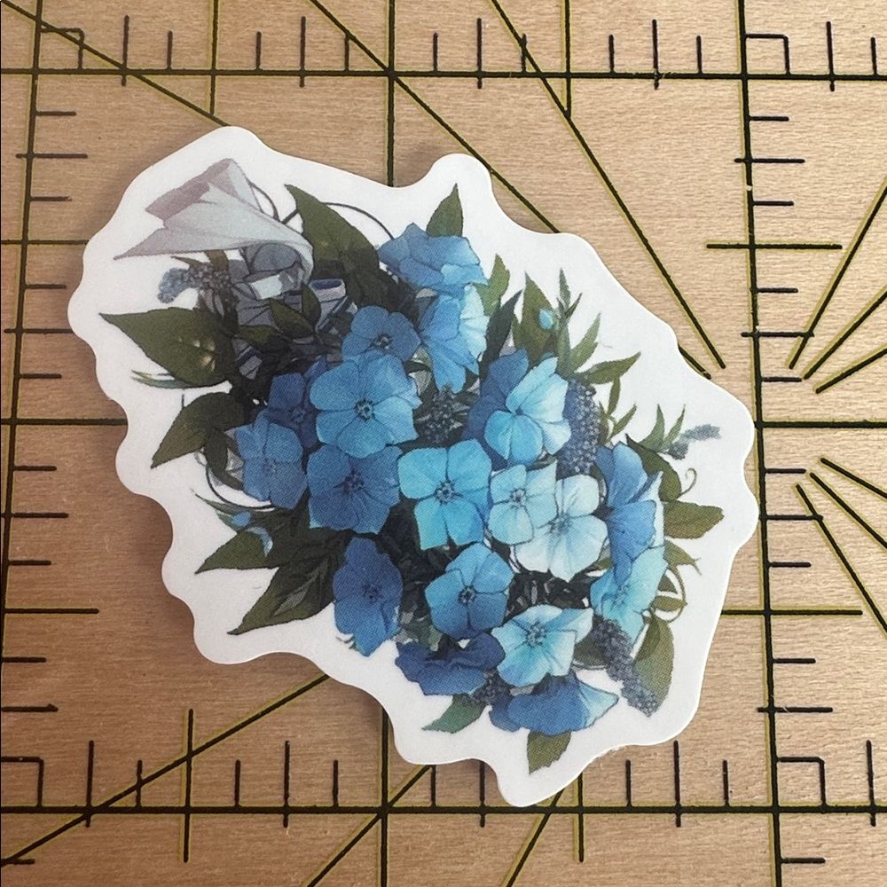 💜13/$13 +Bundle Sticker Sale | Primrose Flowers Waterproof Sticker